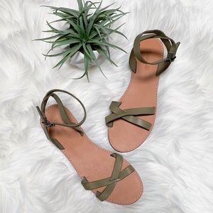 NWOT Madewell Boardwalk Leather Sandals